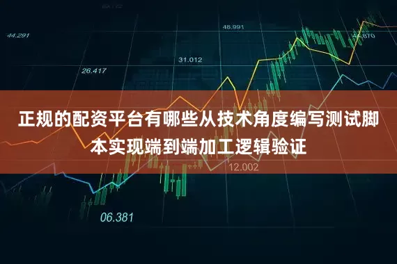正规的配资平台有哪些从技术角度编写测试脚本实现端到端加工逻辑验证