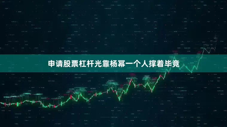 申请股票杠杆光靠杨幂一个人撑着毕竟